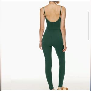 Divinity Jumpsuit in Scarab green